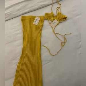 NWT MESHKI YELLOW SET